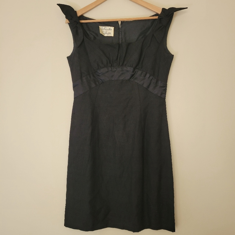 VINTAGE 60's Pat Sandler for Highlight little black cocktail dress